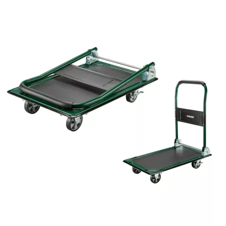 ParkSide Transportwagen 150 kg teherbírású összecsukható (összehajtható) kézikocsi, szállító kocsi, transzportkocsi, 150 kg teherbírással 73 x 47 cm rakodó felülettel