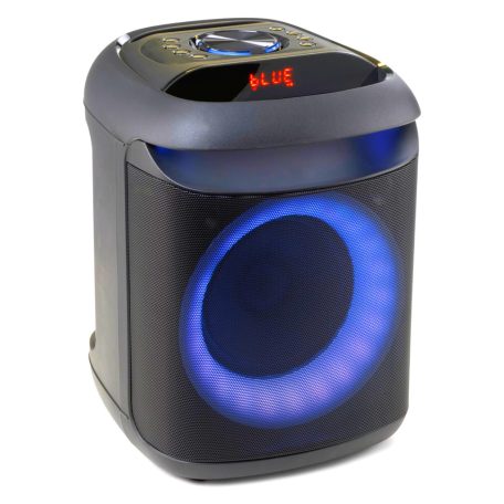 Maginon PS-20 Party SoundSystem 20W 3,7 V 3000 mAh akkus Bluetooth hangszóró USB porttal, microSD kártyaolvasóval, színes LED világítással