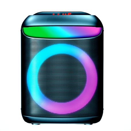 Maginon PS-20 Party SoundSystem 20W 3,7 V 3000 mAh akkus Bluetooth hangszóró USB porttal, microSD kártyaolvasóval, színes LED világítással