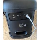 Maginon PS-20 Party SoundSystem 20W 3,7 V 3000 mAh akkus Bluetooth hangszóró USB porttal, microSD kártyaolvasóval, színes LED világítással