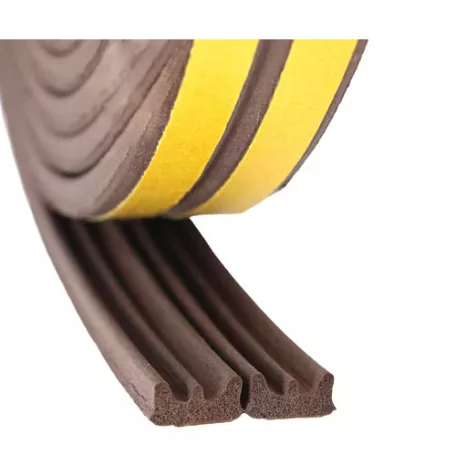 ParkSide Rubbel Seal BR "E" Profil, öntapadó gumitömítés 2 x 5 méter barna, E profil, ajtó- és ablaktömítés 9 x 4 mm, 2 - 3.5 mm közötti hézagokhoz