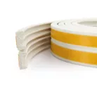 ParkSide Rubbel Seal WH "E" Profil, öntapadó gumitömítés 2 x 5 méter fehér, E profil, ajtó- és ablaktömítés 9 x 4 mm, 2 - 3.5 mm közötti hézagokhoz