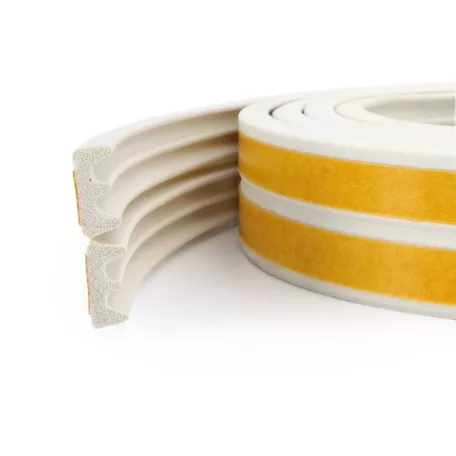 ParkSide Rubbel Seal WH "E" Profil, öntapadó gumitömítés 2 x 5 méter fehér, E profil, ajtó- és ablaktömítés 9 x 4 mm, 2 - 3.5 mm közötti hézagokhoz