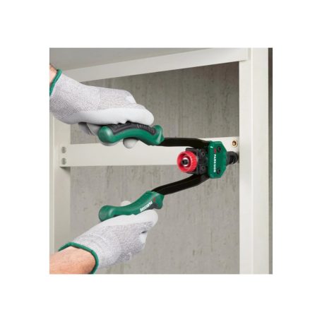 ParkSide Rivet Nut Tool 151 részes karos (kétkaros) szegecsanyahúzó, szegecselő fogó készlet kofferben, M5, M6, M8, M10, M12