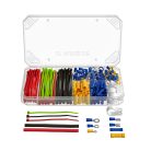 ParkSide 446025 Cable Tie & Clip Set 308 darabos kábelkötöző, kábelrögzítrő készlet (csipesz, gyorscsatlakozó, tompa csatlakozó, gyűrűs saru, kábelkötöző, zsugorcső)