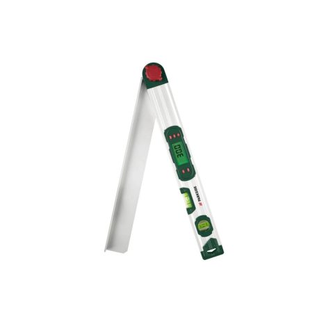 ParkSide DAF 400 A1 400 mm 0 - 220° alumínium digitális szögmérő LCD kijelzővel, függőleges és vízszintes vízmértékkel, lábhosszabbítóval (Digital Angle Finder)