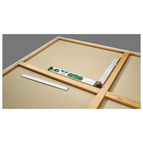 ParkSide DAF 400 A1 400 mm 0 - 220° alumínium digitális szögmérő LCD kijelzővel, függőleges és vízszintes vízmértékkel, lábhosszabbítóval (Digital Angle Finder)