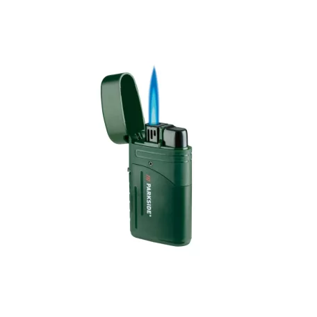 ParkSide Fan Edition Jetflame Storm Lighter újratölthető, vízálló öngyújtó, vihargyújtó, szabályozható, időjárásálló szúrólánggal, ParkSide logóval