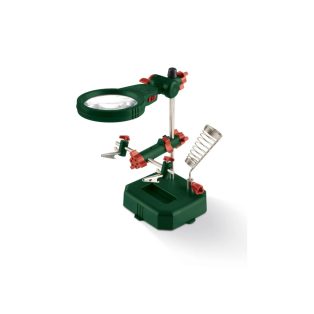   ParkSide LED-es (világító), nagyítós forrasztó állvány, paneltartó állvány, harmadik kéz (458936)