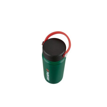 ParkSide Fan Edition Insulated Travel Mug 400 ml nemesacél, duplafalú hőtartó kulacs, pohár kupakkal és praktikus hordszíjjal