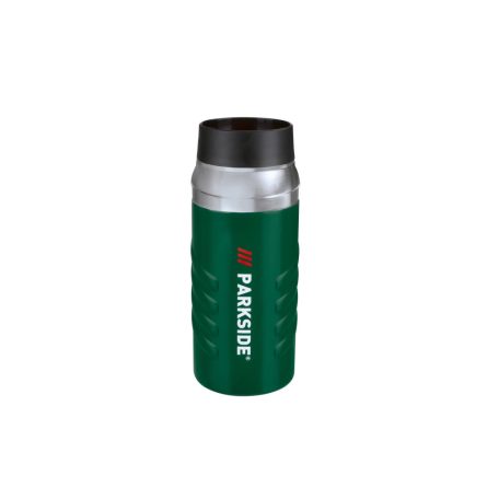 ParkSide Fan Edition Insulated Travel Mug 400 ml nemesacél, duplafalú hőtartó termosz, pohár 360°-os ivónyílással
