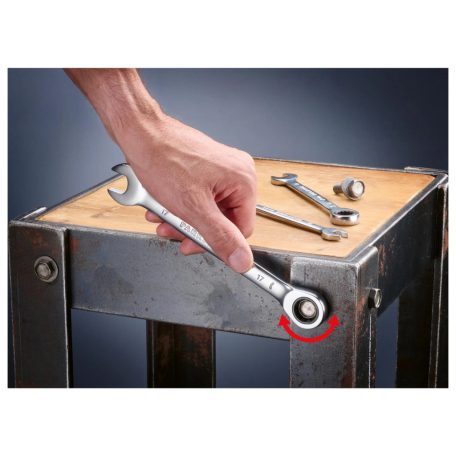 ParkSide Combination Spanner Set CR-V 5 részes racsnis csillagkulcs, csillag villáskulcs készlet 72 foggal 5°szöggel 8 - 10 - 13 - 14 - 17 mm