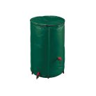 ParkSide 250 literes összecsukható esővizes hordó, zárt, PVC esővíz gyűjtő tartály, összehajtható kerti vízgyűjtő hordó fedéllel, szűrővel, csappal és 3/4" slag csatlakozóval