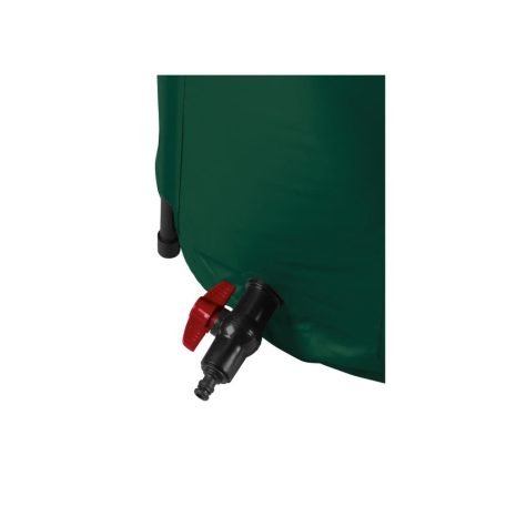 ParkSide 250 literes összecsukható esővizes hordó, zárt, PVC esővíz gyűjtő tartály, összehajtható kerti vízgyűjtő hordó fedéllel, szűrővel, csappal és 3/4" slag csatlakozóval