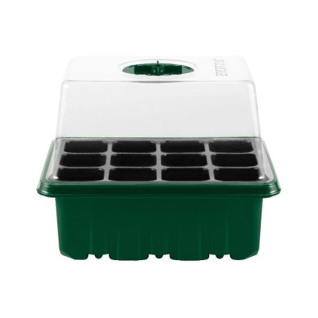 ParkSide PNK 120 LED 85 x 140 x 140 mm 120 darabos LED-es palántázó készlet, 10 részes palántenevelő, csiráztató készlet, mini melegágy 10 x 12 db palánta részére, átlátszó fedéllel, szellőzővel és LED világítással