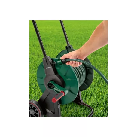ParkSide 373465 Hose Wheel húzható, gurítható tömlőkocsi 30 méter 1/2" 13 mm vagy 16 méter 3/4" 19 mm locsolótömlőhöz, 4 bar nyomásig