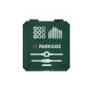   ParkSide Green 21 részes menetvágó, menetmetsző, menetfúró készlet műanyag dobozban metrikus ISO és 1/8" csavarmenetekhez M3 - M12