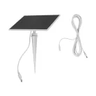 ParkSide 479074 Solar Floodlight 9.5W 4000K 600 lm falra szerelhető, akkus, fali napelemes, szolár LED reflektor mozgásérzékelővel, 3.7V 4000 mAh li-ion akkuval