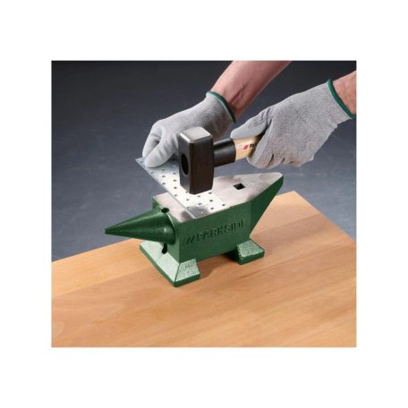 ParkSide 10 kg 210 x 86 mm öntöttvas kovácsüllő, egy szarvú 9.7 kg öntött acél kovács üllő kovácsoláshoz, formázáshoz, csiszolt üllőfelülettel, lekerekített és lapos sarkokkal