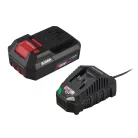  ParkSide NewLine SZETT-2 X20V Team 20V 2Ah akku és töltő késszlet - PAP 202 A1 20V 2Ah 40Wh Li-ion akkumulátor + PLG 20 C1 65W 2.4A hálózati töltő 