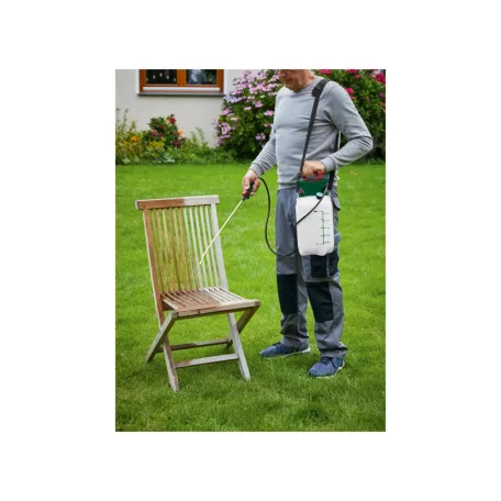 ParkSide / GardenLine mechanikus 5L (5 literes) kézi permetező, pumpás permetezőgép 2.5 bar, nyomásmérővel, nemesacél vagy réz szórószárral és szórófejjel