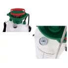 ParkSide / GardenLine mechanikus 5L (5 literes) kézi permetező, pumpás permetezőgép 2.5 bar, nyomásmérővel, nemesacél vagy réz szórószárral és szórófejjel