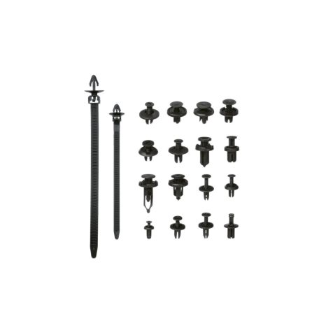 ParkSide 644 darabos autós kárpitleszedő szerszám- és rögzítőpatent készlet, autó belsőtér szerelő szerszámkészlet és patent csomag