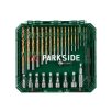  ParkSide 75 részes kombinált kő-, fa-, fém- fúrószár, bitfej és dugókulcs készlet praktikus tároló és rendező dobozban (509651)