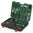 ParkSide 90 részes szerszámkoffer, komplett otthoni praktikus barkács szerszámkészlet, műanyag tároló és hordozó kofferben (510685)