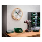ParkSide Fan Editon 25 cm Slaw Blade Körfűrészlap inox és natúr fa Design falióra pontos és csendes quartz óraművel, alkáli elemmel