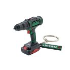 Parkside / ParkSide Performance Fan Edition Key Ring, kulcstartó sörbontó | akkus fúró | ütvefúró vésőkalapács | sarokcsiszoló (flex) |  láncfűrész designban