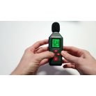 ParkSide PDEME 130 A1 elemes 30 - 130 dBA +/- 1,5 dBA digitális hangszintmérő, zajszintmérő , decibel mérő műszer