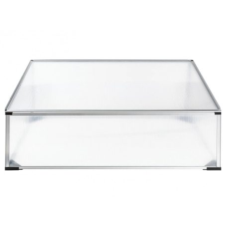 ParkSide CF-2024 UV és időjárásálló, hordozható, nyitható tetejű, törhetetlen duplafalú polikarbonát melegágy, 100 x 30/40 x 60 cm Cold Frame, melegágyás, melegház