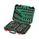 ParkSide Prémium XL 216 részes racsnis dugókulcs és bitfej készlet, krovakészlet kofferben, CR-V, CR-MO, S2 acél