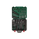 ParkSide Prémium XL 216 részes racsnis dugókulcs és bitfej készlet, krovakészlet kofferben, CR-V, CR-MO, S2 acél