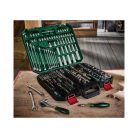 ParkSide Prémium XL 216 részes racsnis dugókulcs és bitfej készlet, krovakészlet kofferben, CR-V, CR-MO, S2 acél