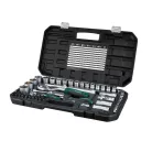 ParkSide PSS 65 A1 Socket Set 1/4" 6.3 mm és 1/2" 12.5 mm 65 részes racsnis dugókulcs és bitfej készlet, krovakészlet kofferben, CR-V és S2 acélból