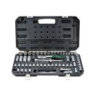 ParkSide PSSS 65 A1 (465601) Socket Set 3/8" (10 mm) 65 részes racsnis dugókulcs és bitfej készlet, krovakészlet kofferben, CR-V és S2 acélból