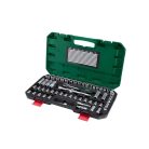 ParkSide PSSS 65 A1 (494633) Socket Set 3/8" (10 mm) 65 részes racsnis dugókulcs és bitfej készlet, krovakészlet kofferben, CR-V és S2 acélból