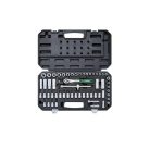 ParkSide PSSS 65 A1 (465601) Socket Set 3/8" (10 mm) 65 részes racsnis dugókulcs és bitfej készlet, krovakészlet kofferben, CR-V és S2 acélból