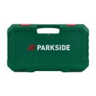 ParkSide PSSS 65 A1 (494633) Socket Set 3/8" (10 mm) 65 részes racsnis dugókulcs és bitfej készlet, krovakészlet kofferben, CR-V és S2 acélból