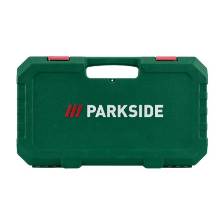 ParkSide PSSS 65 A1 (494633) Socket Set 3/8" (10 mm) 65 részes racsnis dugókulcs és bitfej készlet, krovakészlet kofferben, CR-V és S2 acélból