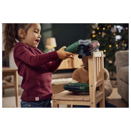 ParkSide PP 125 B1 bekapcsolható, elemes, gyermek JÁTÉK élethű sarokcsiszoló, kétkezes flex fény- és hanghatással (v2024)