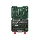 ParkSide 95 részes szerszámkoffer, komplett otthoni praktikus barkács szerszámkészlet, műanyag tároló és hordozó kofferben
