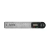   ParkSide prémium inox / zöld fém digitális szögmérő / vonalzó LCD kijelzővel 360° 2 x 180 mm szárral