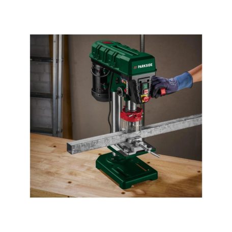 ParkSide PTBM 400 D1 szíjhajtásos, 5 sebességes asztali, állványos, oszlopos fúró, 400W fúrógép B16 tokmánnyal (1.5 - 13 mm), –45° és +45° közötti dőlésszöggel