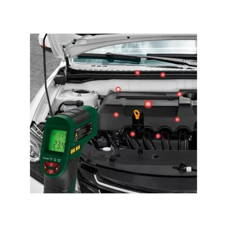 ParkSide PTI 380 C2 / PTIA 1 infravörös hőmérő lézeres célzóval, lézeres infrahőmérő, tárgyhőmérő -50 től +380 °C -ig 8 pontos lézerrel
