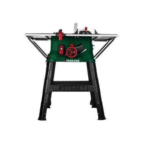 ParkSide PTKS 2200 A1 2200W elektromos asztali körfűrész 254 mm 24 fogú keményfém fűrészlappal 94 x 95 x 105 cm