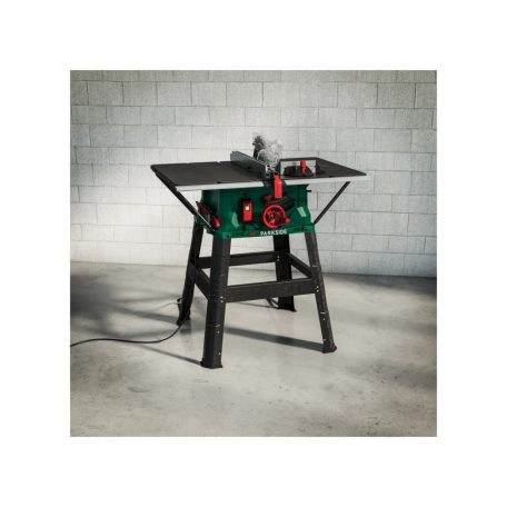 ParkSide PTKS 2200 A1 2200W elektromos asztali körfűrész 254 mm 24 fogú keményfém fűrészlappal 94 x 95 x 105 cm