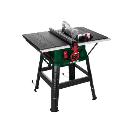 ParkSide PTKS 2200 A1 2200W elektromos asztali körfűrész 254 mm 24 fogú keményfém fűrészlappal 94 x 95 x 105 cm